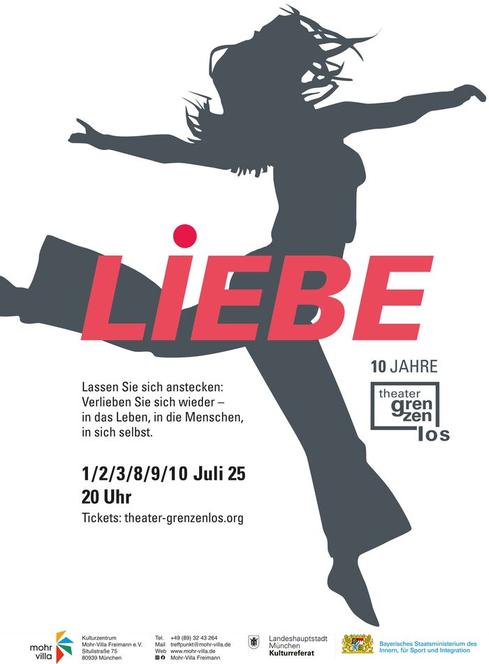 Plakat zur Veranstaltung: Theater Grenzenlos: LIEBE