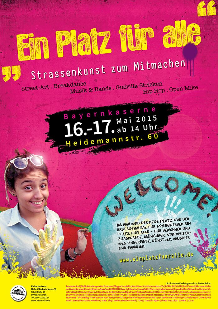 Plakat zur Veranstaltung: Ein Platz für Alle