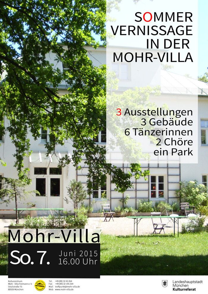 Plakat zur Veranstaltung: Sommer­vernissage 2015