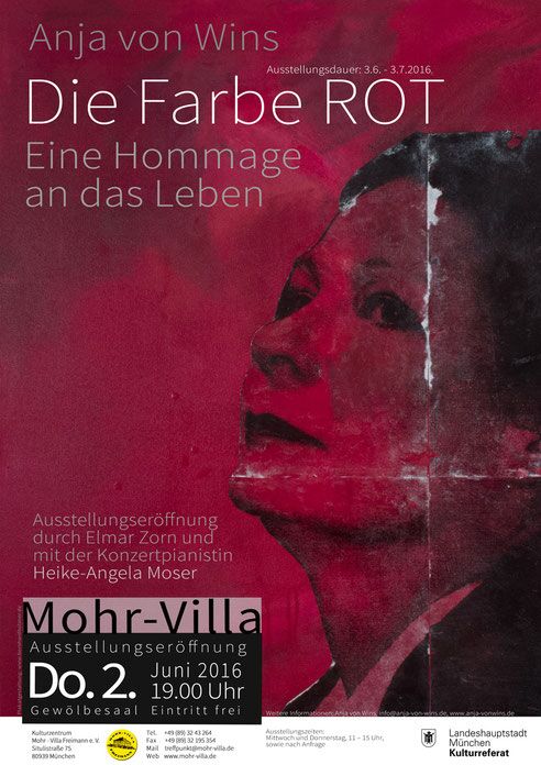 Plakat zur Veranstaltung: Die Farbe Rot - eine Hommage an das Leben