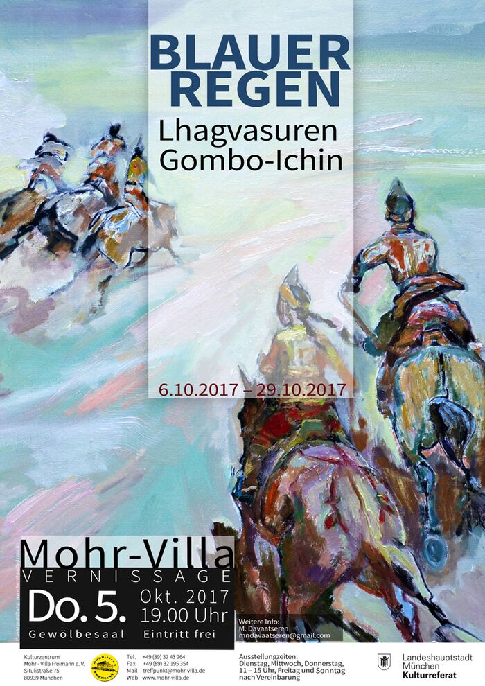 Plakat zur Veranstaltung: Blauer Regen