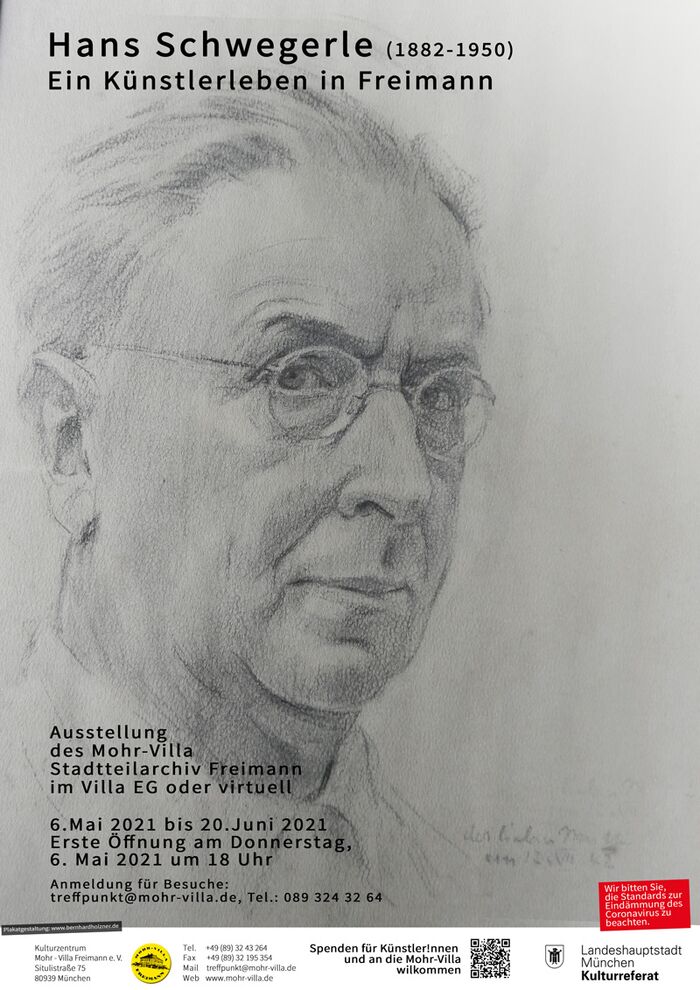 Plakat zur Veranstaltung: Hans Schwegerle (1882-1950)