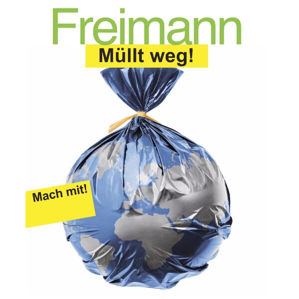 Veranstaltung Mohr-Villa: Earth Day: Freimann müllt weg