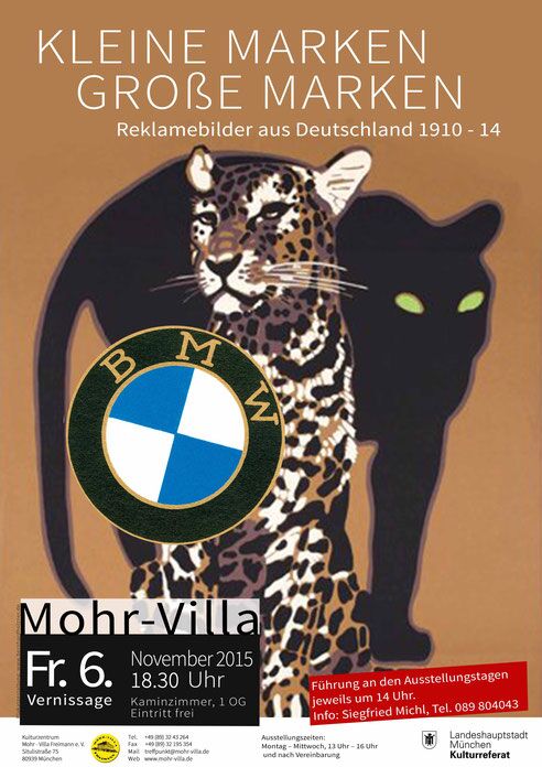 Plakat zur Veranstaltung: Kleine Marken - Große Marken