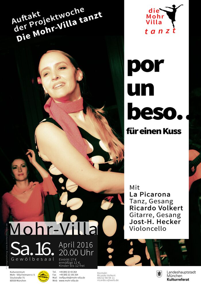 Plakat zur Veranstaltung: por un beso