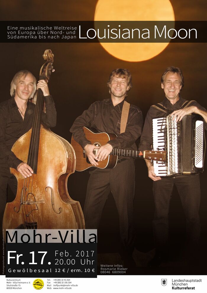 Plakat zur Veranstaltung: Louisiana Moon