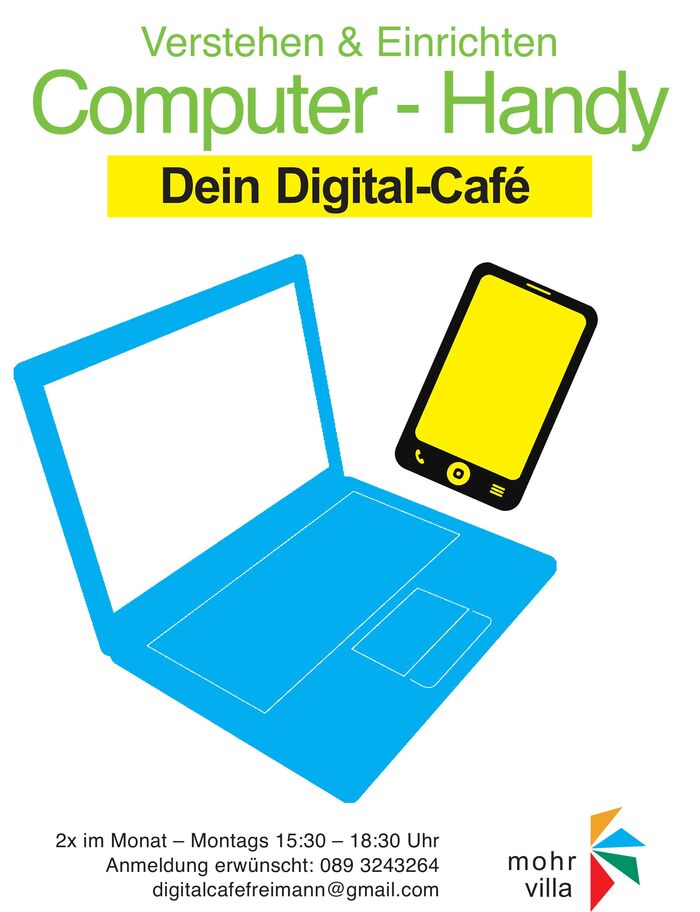 Plakat zur Veranstaltung: Digital-Café - Alle 14 Tage