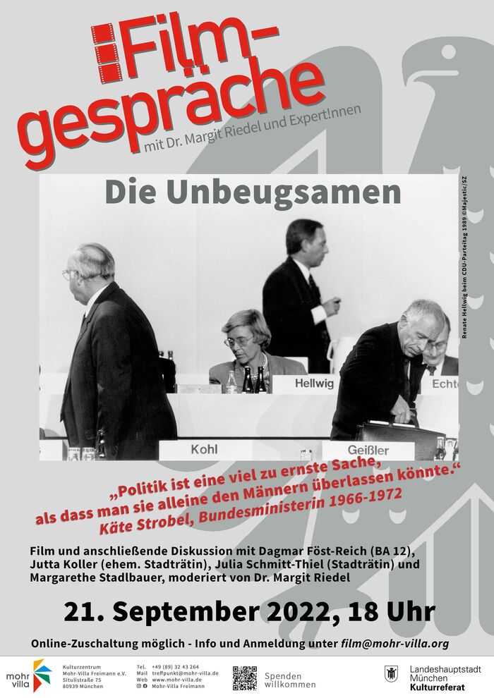 Plakat zur Veranstaltung: Die Unbeugsamen (2021)