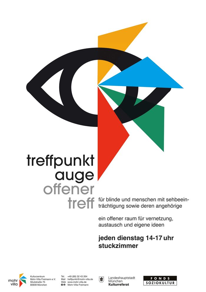Plakat zur Veranstaltung: Treffpunkt Auge