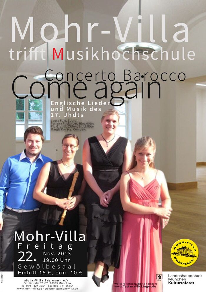 Plakat zur Veranstaltung: Come again