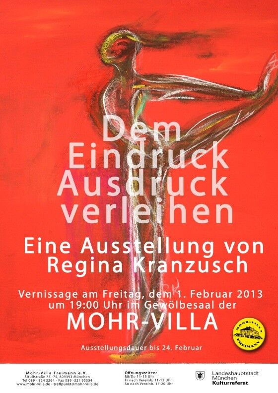 Plakat zur Veranstaltung: Dem Eindruck Ausdruck verleihen