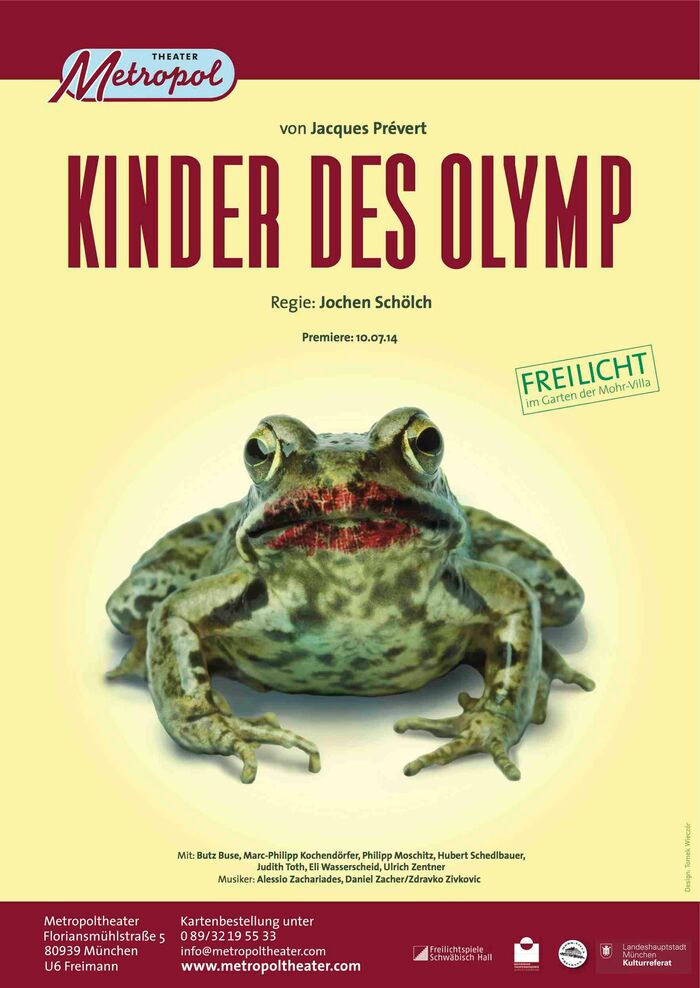Plakat zur Veranstaltung: Kinder des Olymp