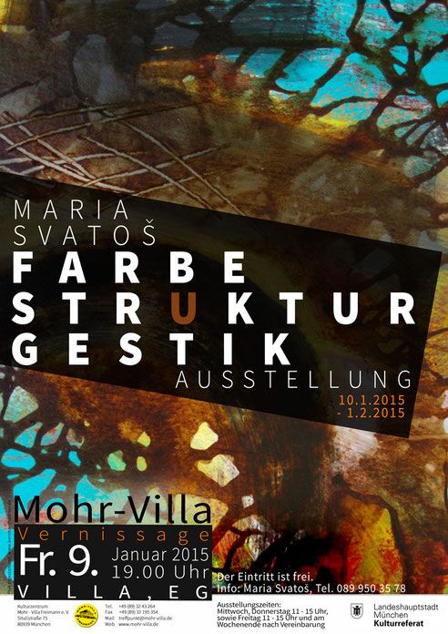 Plakat zur Veranstaltung: Farbe Struktur Gestik