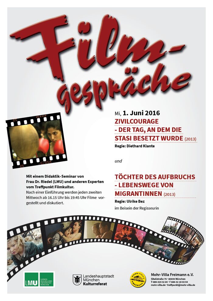 Plakat zur Veranstaltung: Zivilcourage.