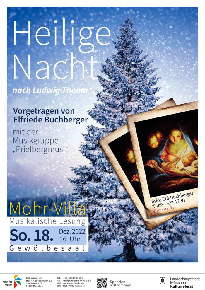 Plakat zur Veranstaltung: Heilige Nacht