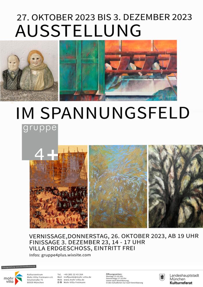 Plakat zur Veranstaltung: Vernissage: Im Spannungsfeld