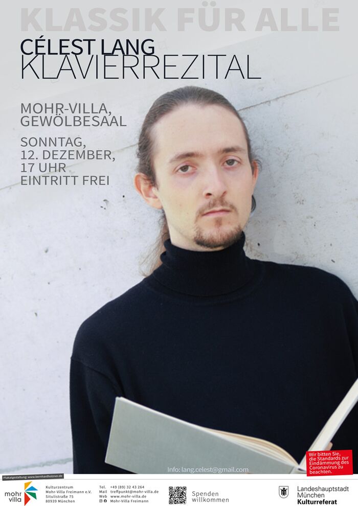 Plakat zur Veranstaltung: Klavierrezital