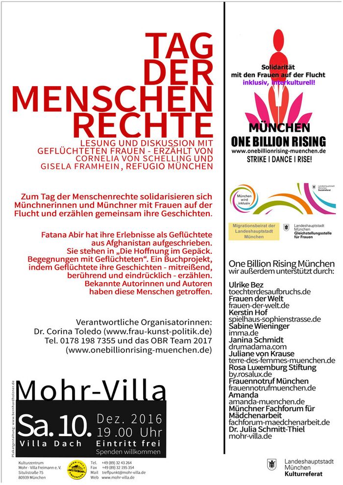 Plakat zur Veranstaltung: Tag der Menschen­rechte