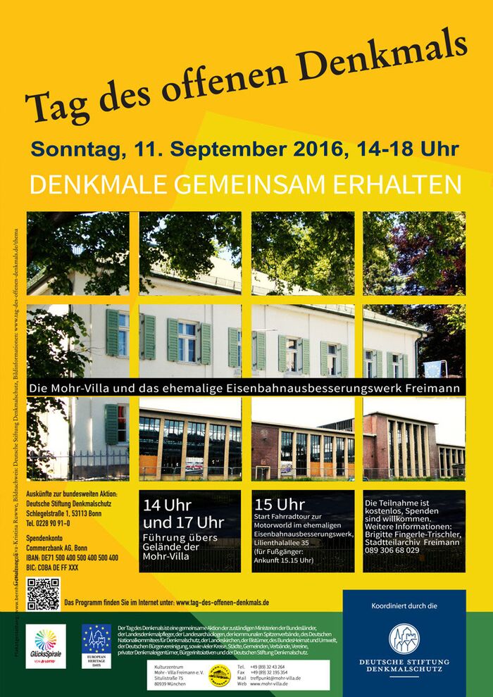 Plakat zur Veranstaltung: Tag des offenen Denkmals
