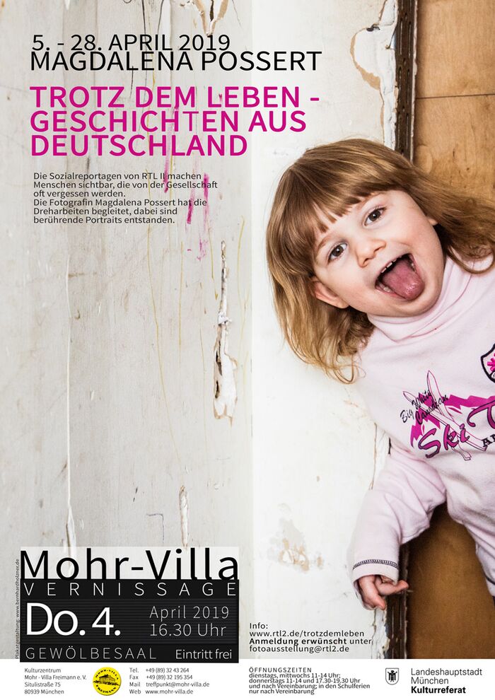 Plakat zur Veranstaltung: Trotz dem Leben