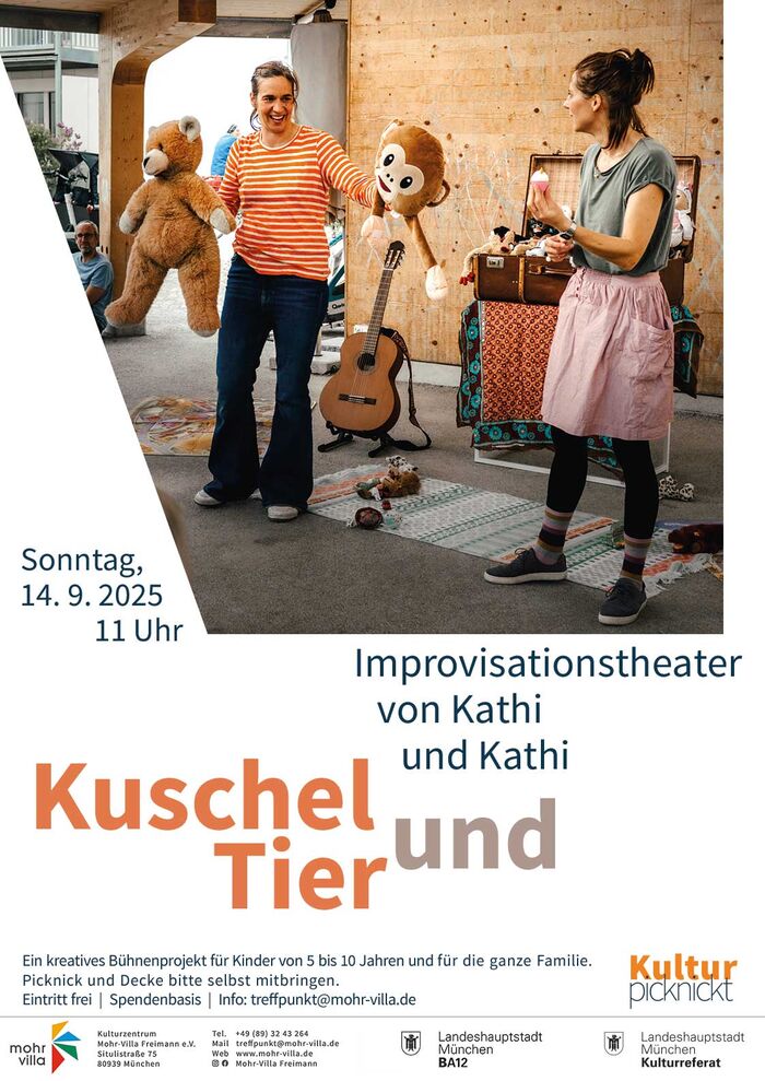 Plakat zur Veranstaltung: Kultur picknickt: Kuschel und Tier