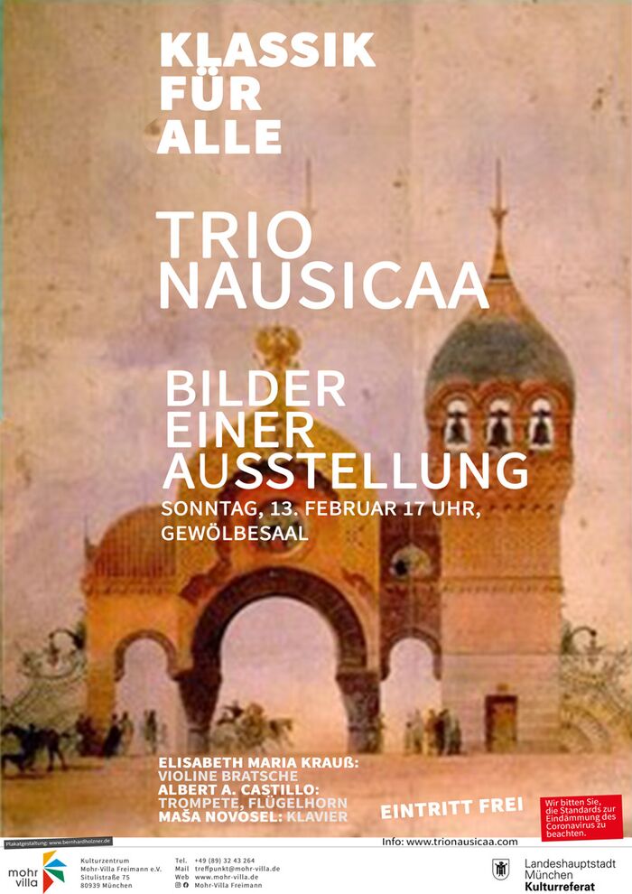 Plakat zur Veranstaltung: Klassik für Alle: Bilder einer Ausstellung