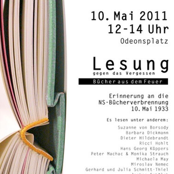 Veranstaltung Mohr-Villa: Bücher aus dem Feuer