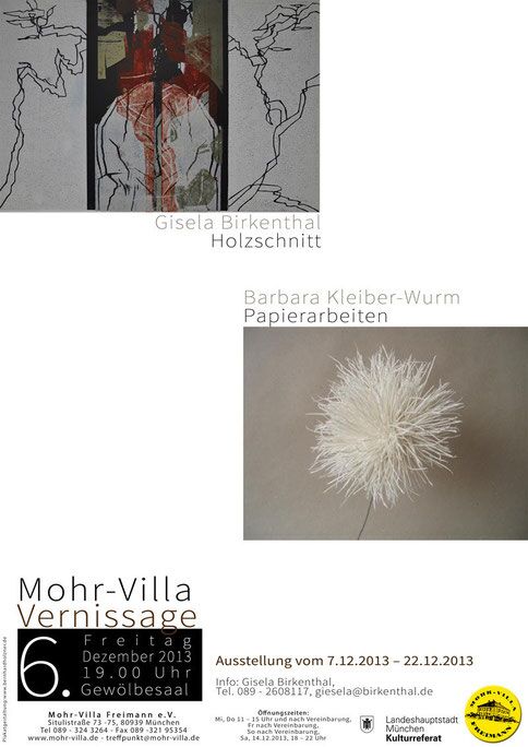 Plakat zur Veranstaltung: Holzschnitt - Papierobjekt