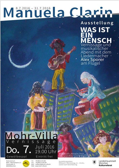 Plakat zur Veranstaltung: Was ist ein Mensch?