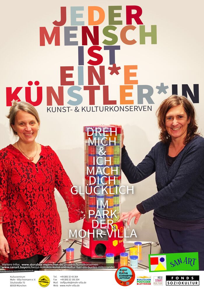 Plakat zur Veranstaltung: "Beuya KuKuKos" Kunst- und Kulturkonserve