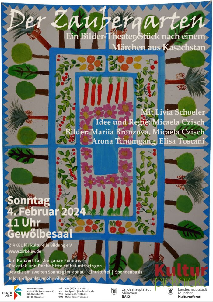 Plakat zur Veranstaltung: Bild-Theater: Der Zaubergarten