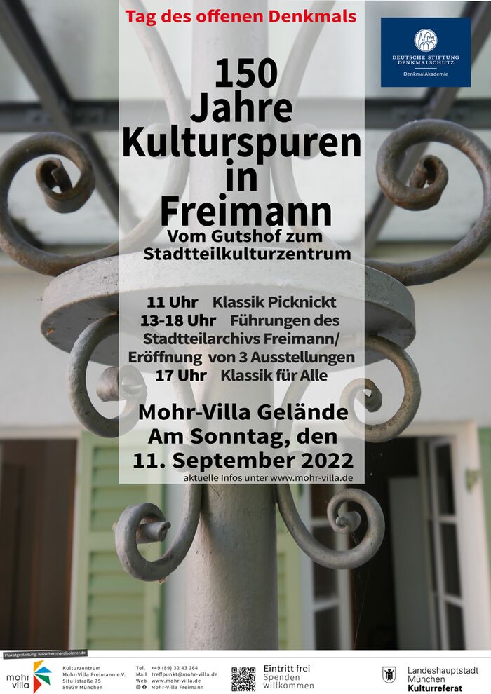 Plakat zur Veranstaltung: Tag des offenen Denkmals