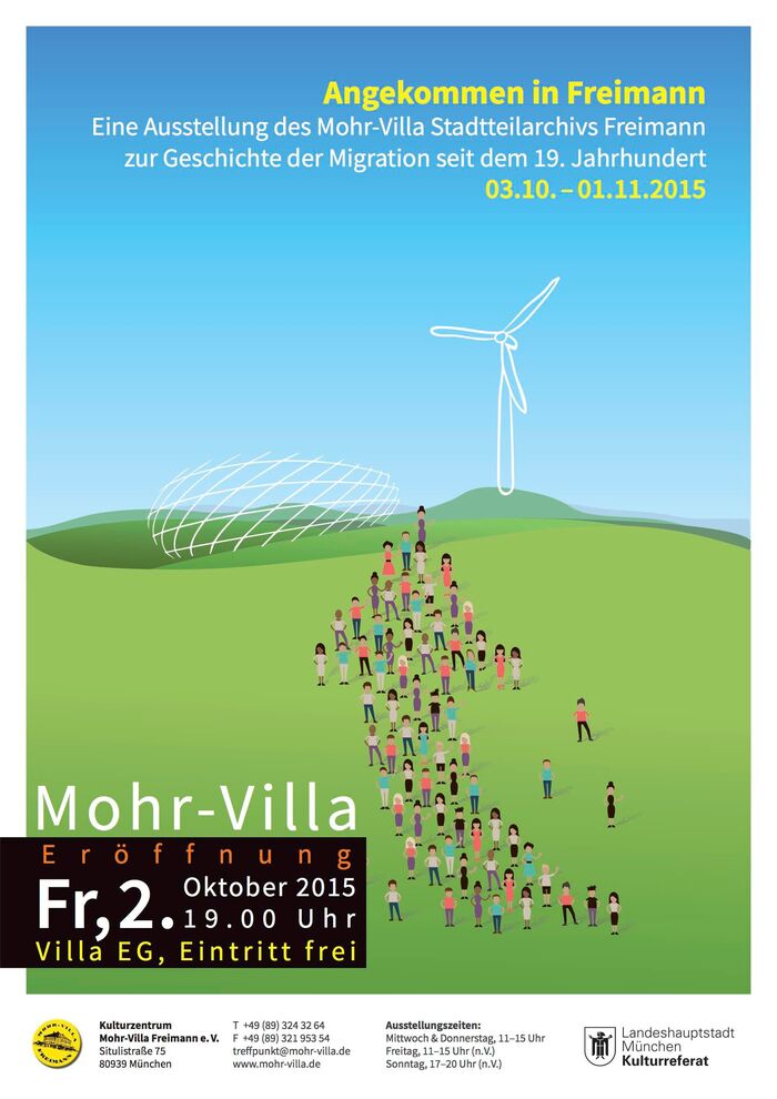 Plakat zur Veranstaltung: Angekommen in Freimann