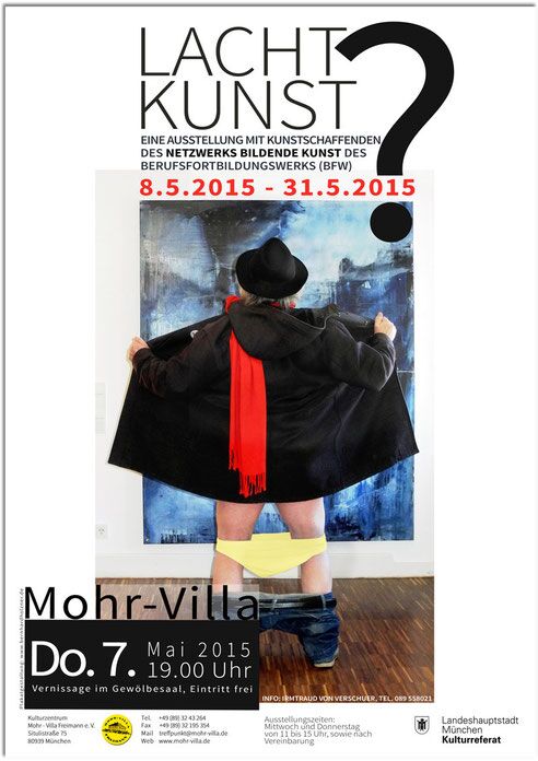 Plakat zur Veranstaltung: Lacht Kunst?