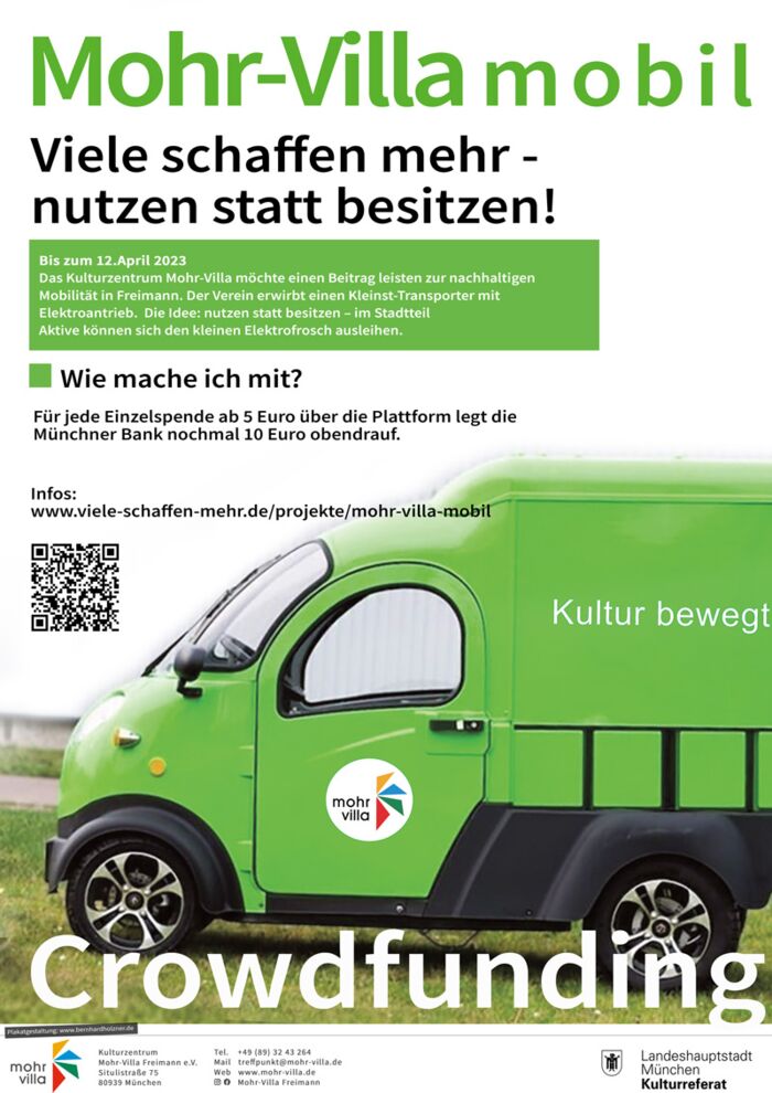 Plakat zur Veranstaltung: Mohr-Villa mobil