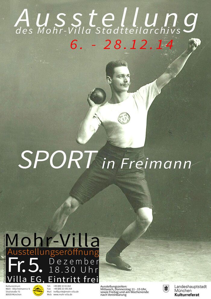 Plakat zur Veranstaltung: Sport in Freimann