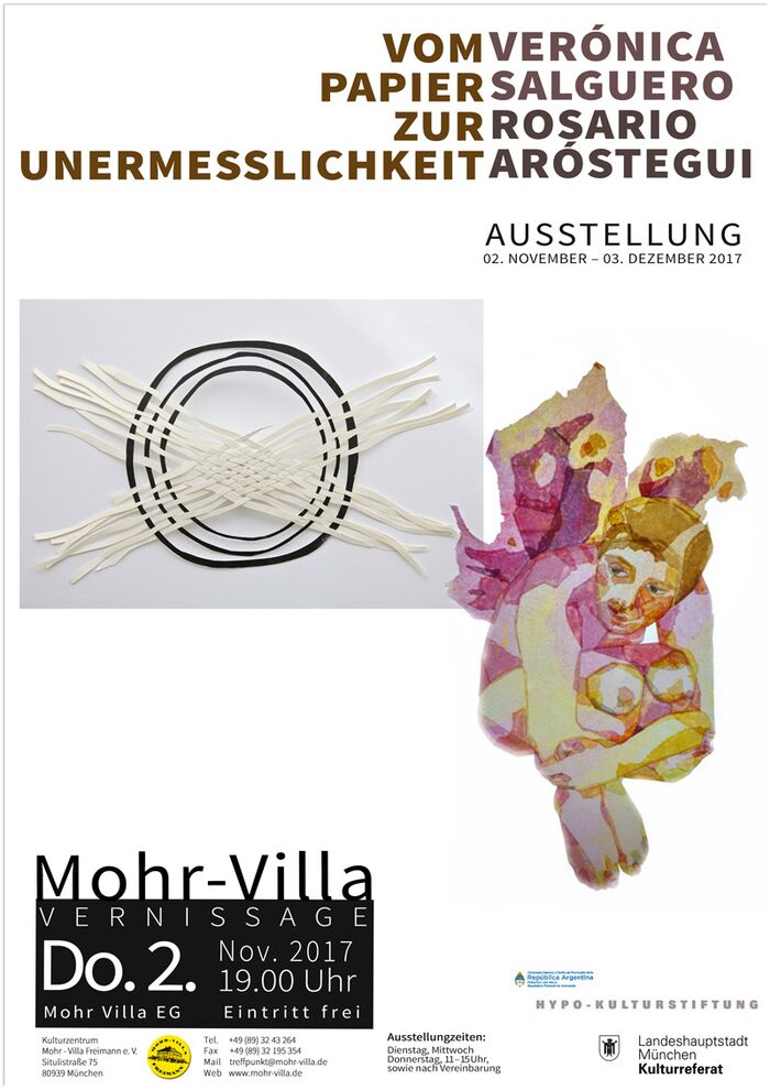 Plakat zur Veranstaltung: Vom Papier zur Unermess­lichkeit