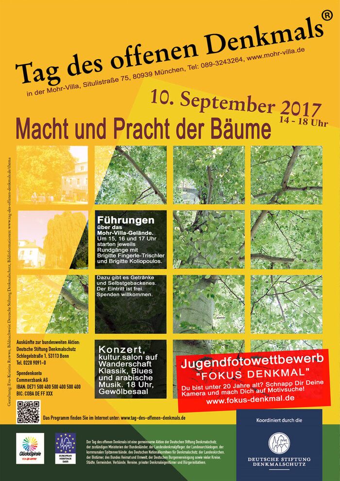 Plakat zur Veranstaltung: Tag des offenen Denkmals