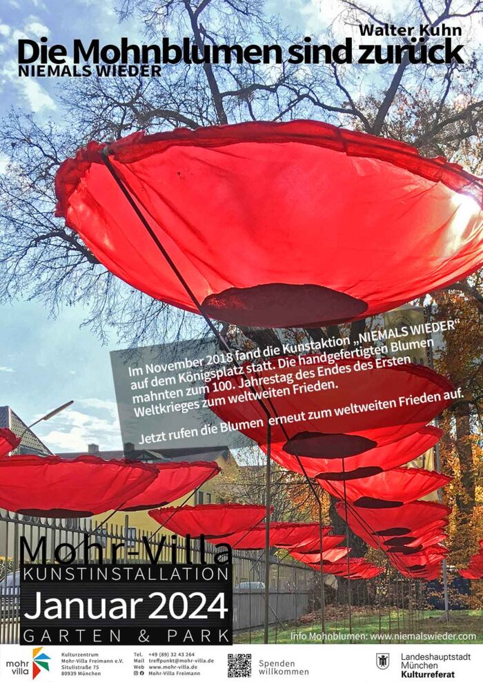 Plakat zur Veranstaltung: Never Again - Niemals Wieder