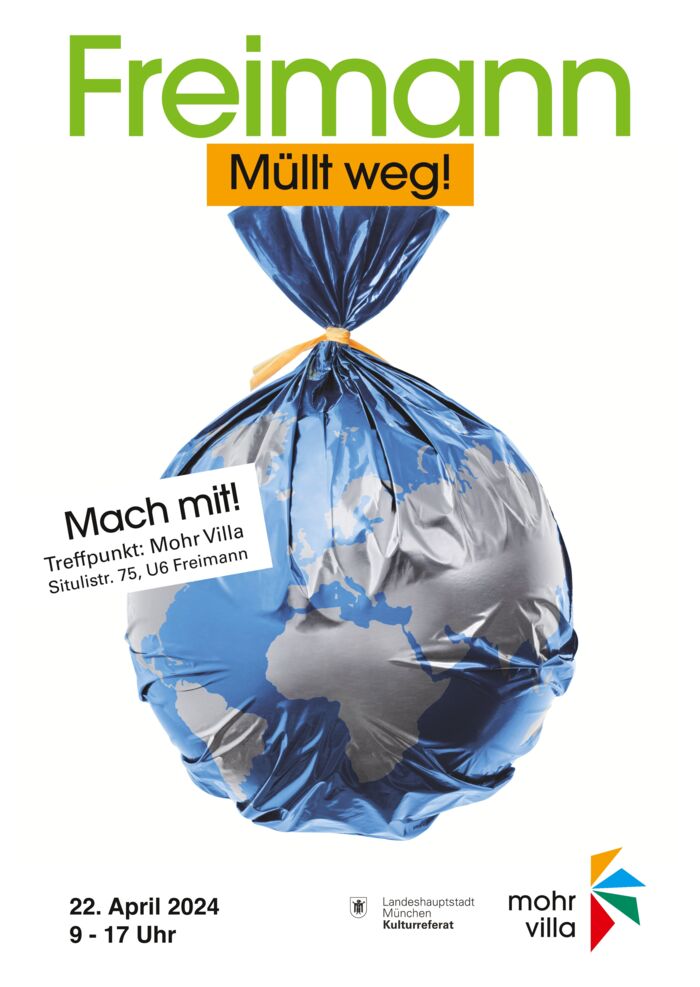 Plakat zur Veranstaltung: Freimann müllt weg!