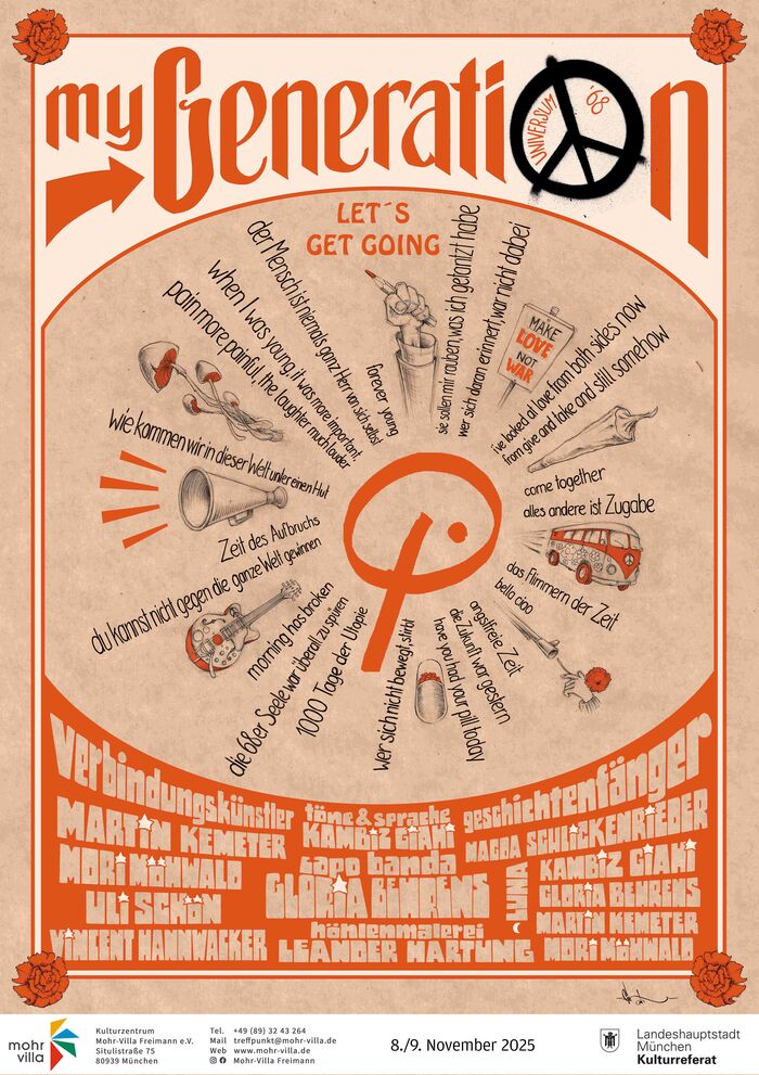 Plakat zur Veranstaltung: MY GENERATION - Universum 68