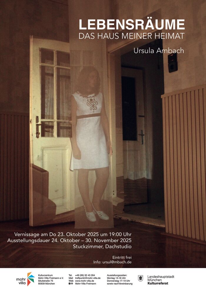 Plakat zur Veranstaltung: LEBENSRÄUME – Das Haus meiner Heimat