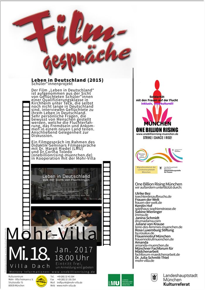 Plakat zur Veranstaltung: Leben in Deutschland