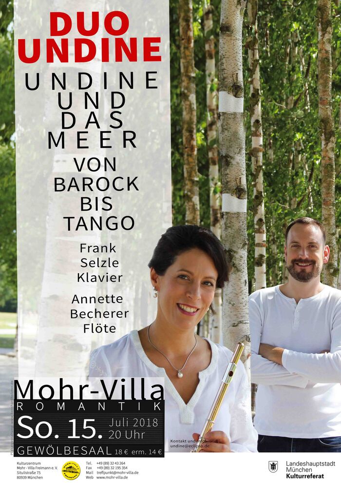 Plakat zur Veranstaltung: Duo Undine