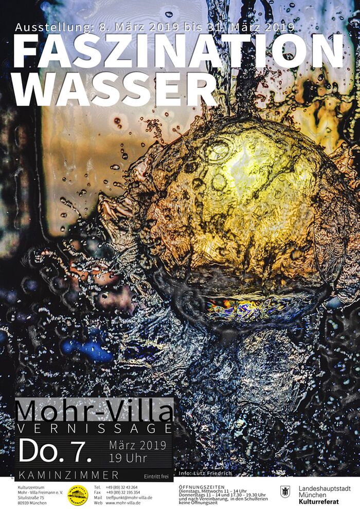 Plakat zur Veranstaltung: Faszination Wasser