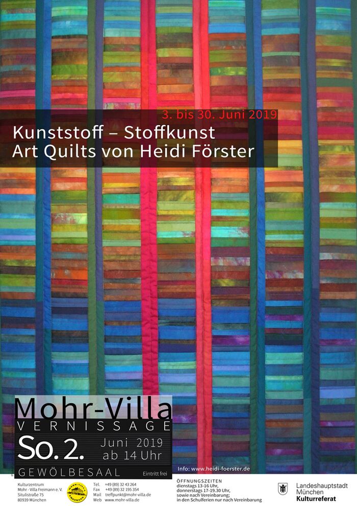 Plakat zur Veranstaltung: Kunststoff - Stoffkunst