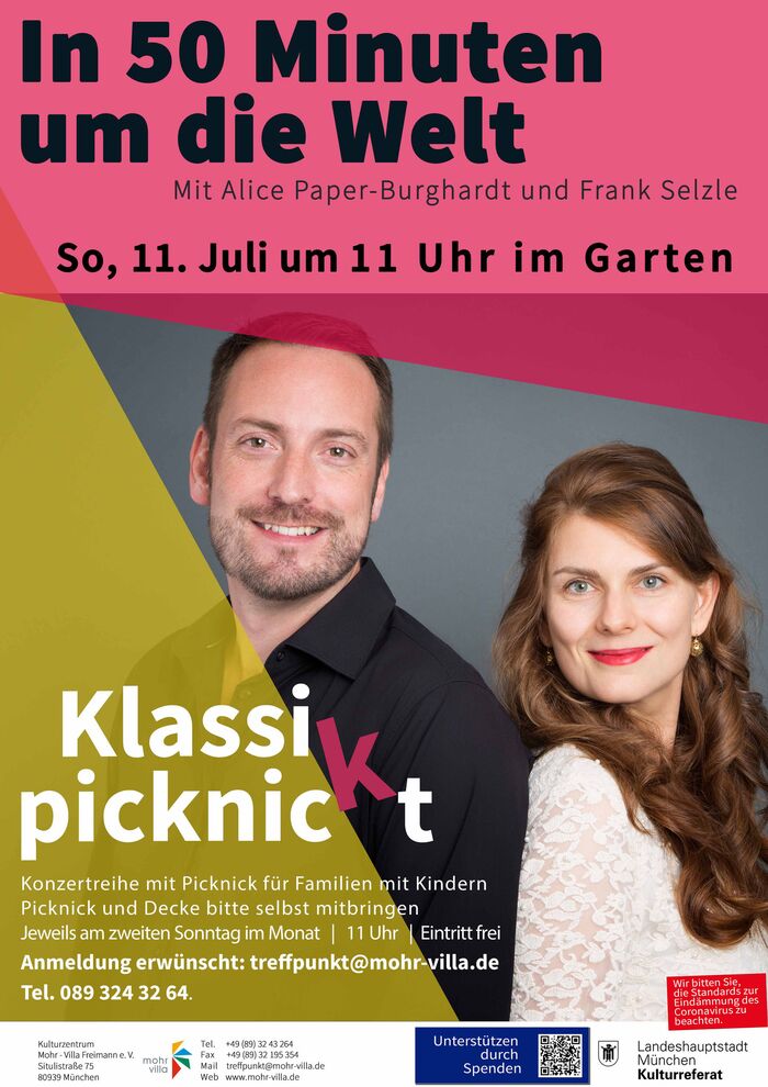 Plakat zur Veranstaltung: In 50 Minuten um die Welt