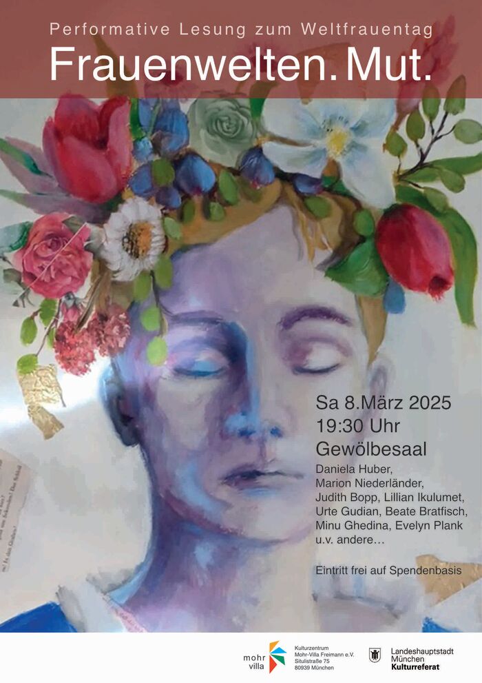 Plakat zur Veranstaltung: Mut der Frauen