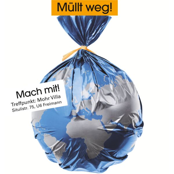 Veranstaltung Mohr-Villa: Freimann müllt weg!