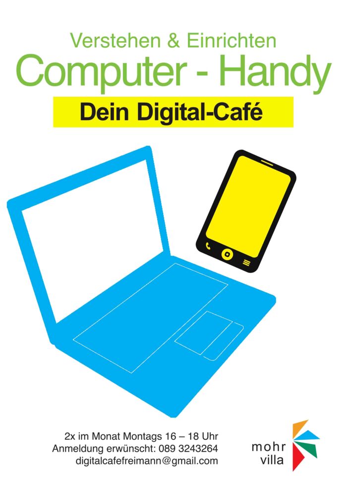 Plakat zur Veranstaltung: Digital-Café - Alle 14 Tage